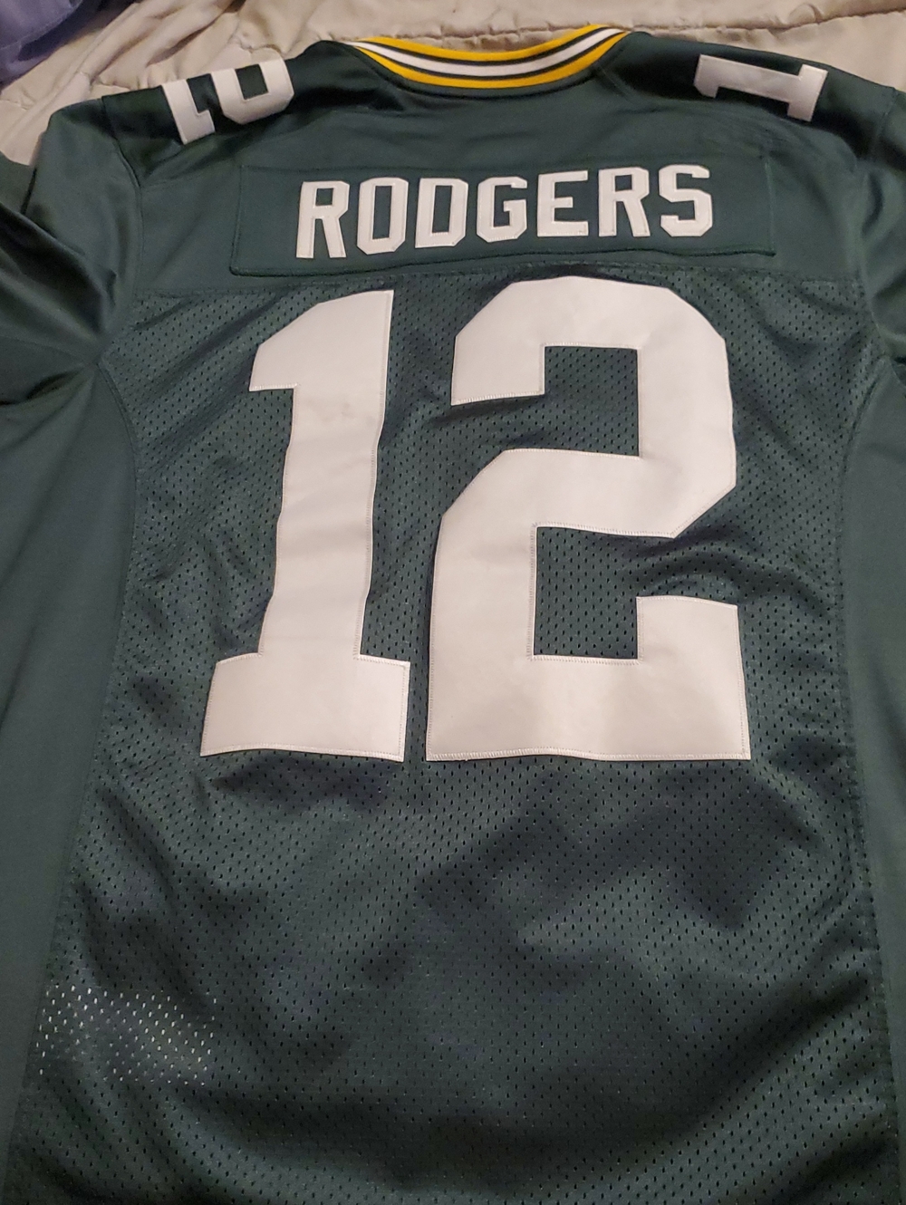 NFL Nike Authentic Aaron Rodgers Green Bay Packers Jersey....🏈🧀